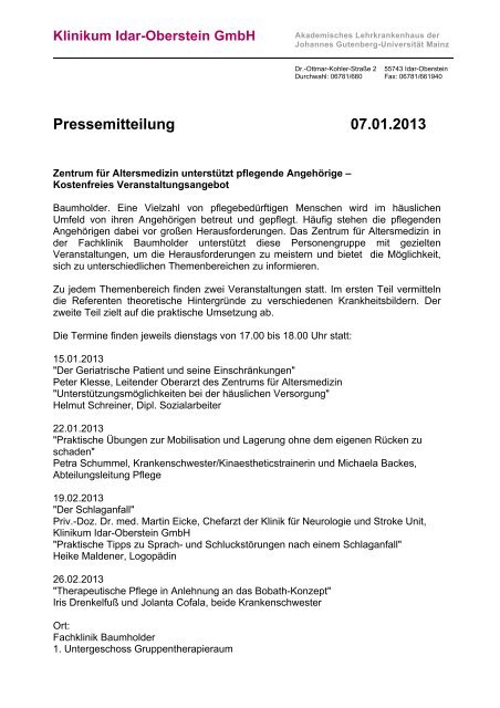 Download als PDF - Klinikum Idar-Oberstein