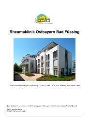 Rheumaklinik Ostbayern Bad Füssing - Krankenhaus Rotthalmünster