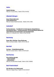 KHS - Liste nach Kliniken 06-10