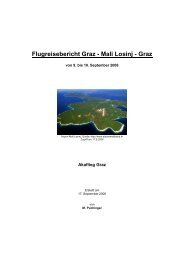 Flugreisebericht Graz - Mali Losinj - Graz - Akaflieg Graz