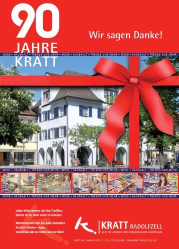 Wir sagen Danke! - KRATT Radolfzell