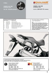 630961 Honda CB 1300 C-Bow - Krauser GmbH