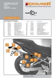 Yamaha FZ 6 Fazer Lock i#1ACF74 - Krauser GmbH