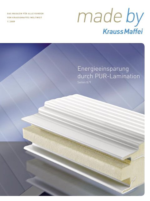 Energieeinsparung durch PUR-Lamination - Krauss Maffei