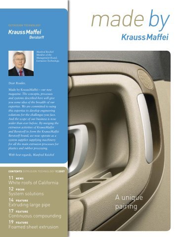 A unique pairing - Krauss Maffei