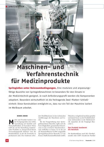 Maschinen- und Verfahrenstechnik für ... - Krauss Maffei