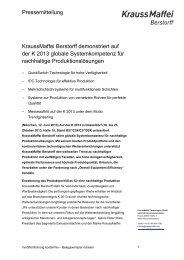 PDF: KraussMaffei Berstorff demonstriert auf der K 2013 globale ...