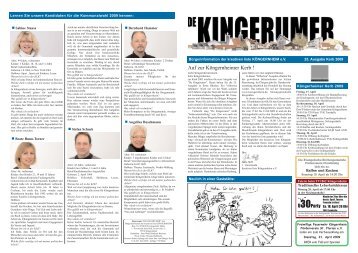 kingerumer Nr. 25.qxp - Kreative Liste KÃ¶ngernheim eV