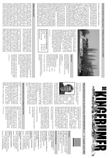 Ausgabe 05 - Kreative Liste KÃ¶ngernheim eV