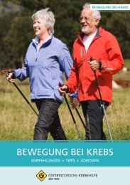 Bewegung bei Krebs.pdf - Wiener Krebshilfe