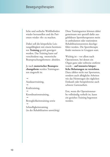 Bewegung bei Krebs.pdf - Wiener Krebshilfe