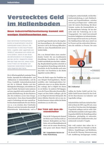 Verstecktes Geld im Hallenboden - Kreilac GmbH