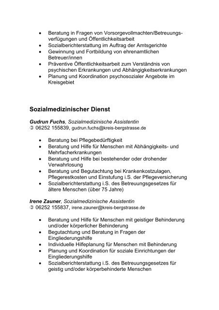 Info-Flyer Sozialpsychiatrischer ... - Kreis BergstraÃe