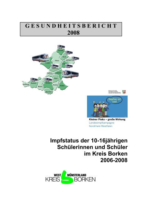 G E S U N D H E I T S B E R I C H T Impfstatus der 10 ... - Kreis Borken