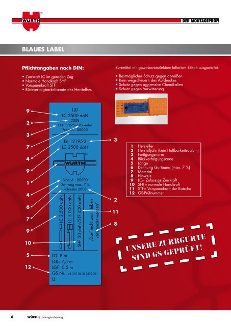 Würth Ladungssicherung