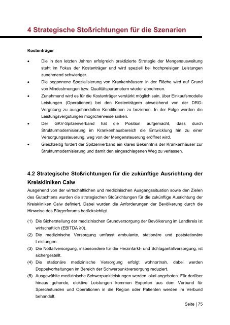 Strategisches Gutachten zur Zukunft der ... - Landkreis Calw