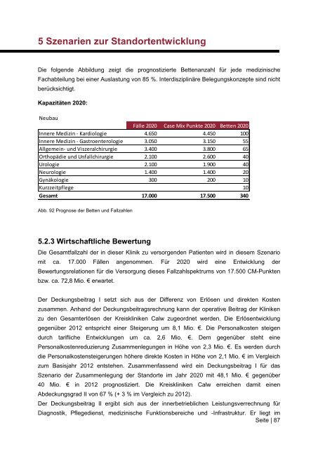 Strategisches Gutachten zur Zukunft der ... - Landkreis Calw