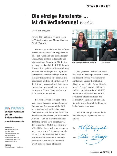 Lifestyle & Design | w.news 01.2013