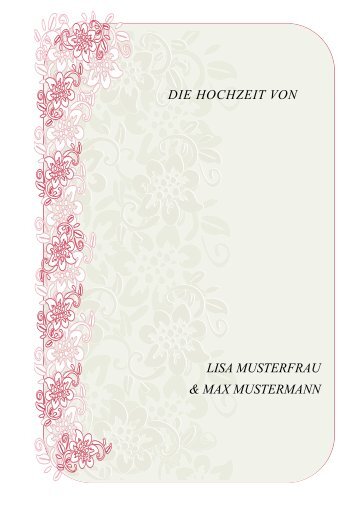 Hochzeits-Buch