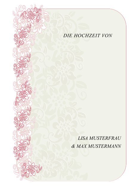 Hochzeits-Buch