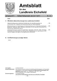 Amtsblatt - Landkreis Eichsfeld