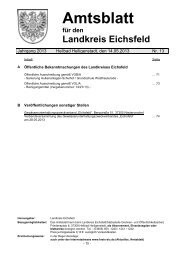 Amtsblatt - Landkreis Eichsfeld