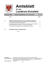 VerÃ¶ffentlichungen sonstiger Stellen - Landkreis Eichsfeld