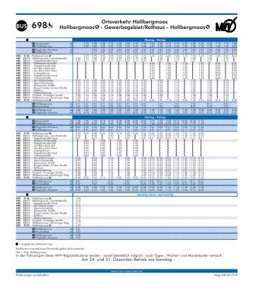 698 Ortsverkehr Hallbergmoos
