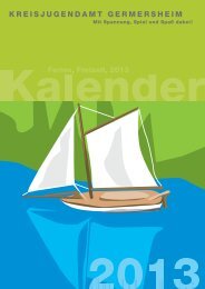 Ferienprogramm Kreis Germersheim - Verbandsgemeinde Kandel