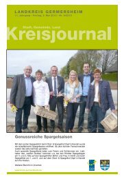 Kreisjournal 9/2013 - Landkreis Germersheim
