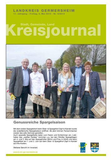 Kreisjournal 9/2013 - Landkreis Germersheim