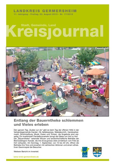 Kreisjournal 17/2013 - Landkreis Germersheim