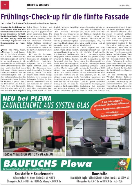 IMMOBILIEN Extra März 2014