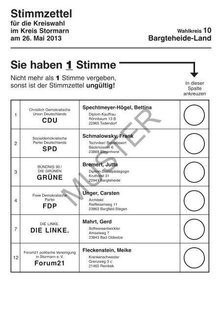 grüne - Kreis Stormarn