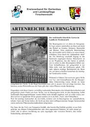 ARTENREICHE BAUERNGÃRTEN - Landkreis Tirschenreuth