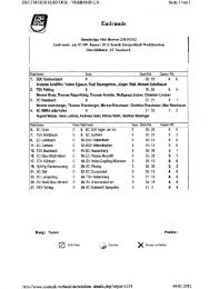 Endrunde - Kreis 100 Bayerwald