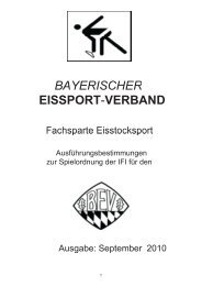 BAYERISCHER EISSPORT-VERBAND - Kreis 100 Bayerwald