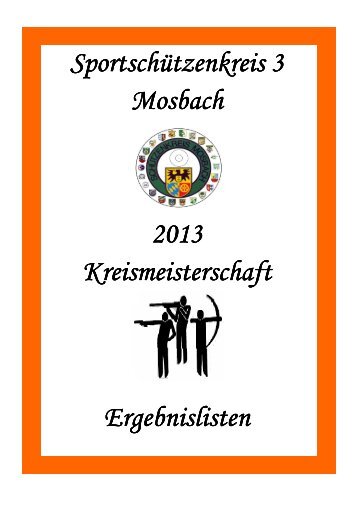 2013 K03 KM E Gesamtliste Vereine.xlsm - Sportschützenkreis 3 ...