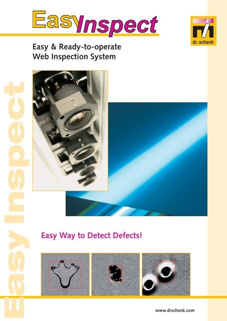 Easy & Ready-to-operate Web Inspection ... - Dr. Schenk GmbH