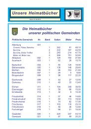 Die HeimatbÃ¼cher der politischen Gemeinden - Kreisgemeinschaft ...