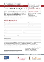 Bewerbung - Kreissparkasse GroÃ-Gerau