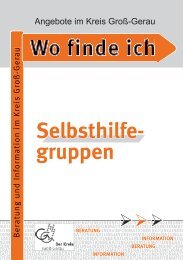 Wo find ich Selbsthilfe - Kreis GroÃ-Gerau