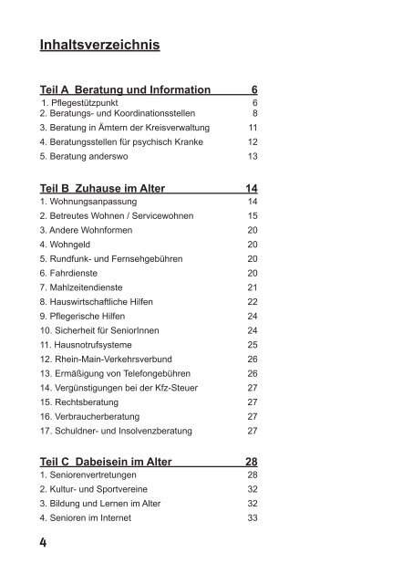 Selbstbestimmt Ãlter werden - Kreis GroÃ-Gerau