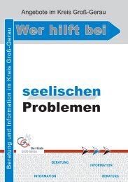 Wer hilft bei seelischen Problemen? - Kreis GroÃ-Gerau