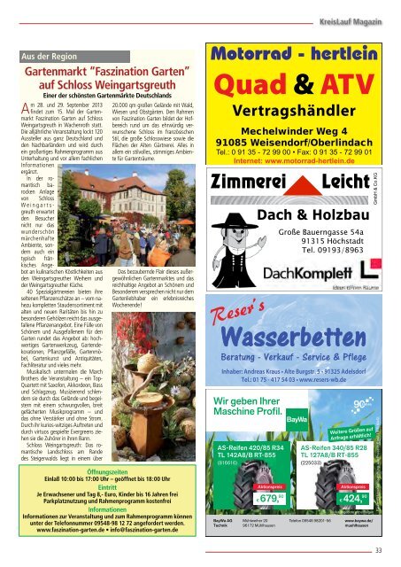 KreisLauf-Magazin Ausgabe September 2013