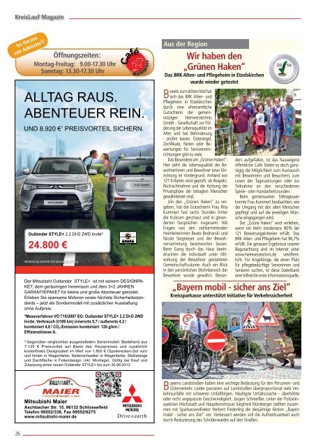 KreisLauf-Magazin Ausgabe August 2013