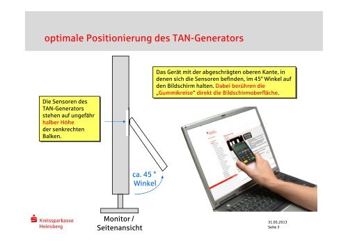 Tipps zum Umgang mit dem TAN-Generator - KOBIL