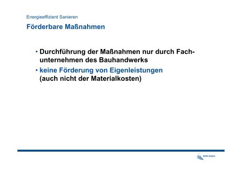 FÃ¶rderung energetischer MaÃnahmen - Kreissparkasse Heinsberg