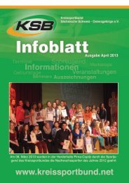 Ausgabe April 2013 - Kreissportbund SÃ¤chsische Schweiz