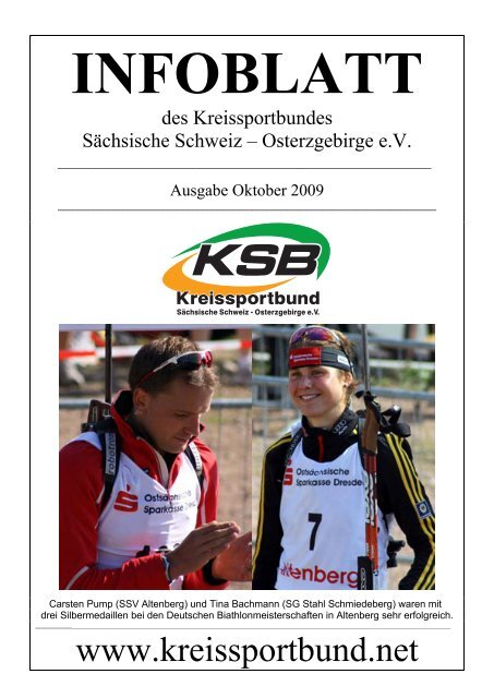 Ausgabe Oktober 2009 - Kreissportbund SÃ¤chsische Schweiz